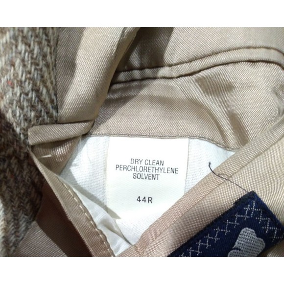 Stanley Blacker Men's Wool Tweed Sport Coat Blazer Brown Size 44R USA - Picture 8 of 9